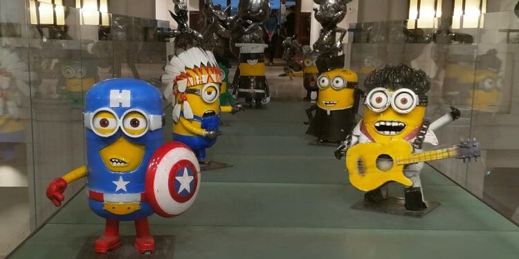 Stahlfiguren Museum Minions