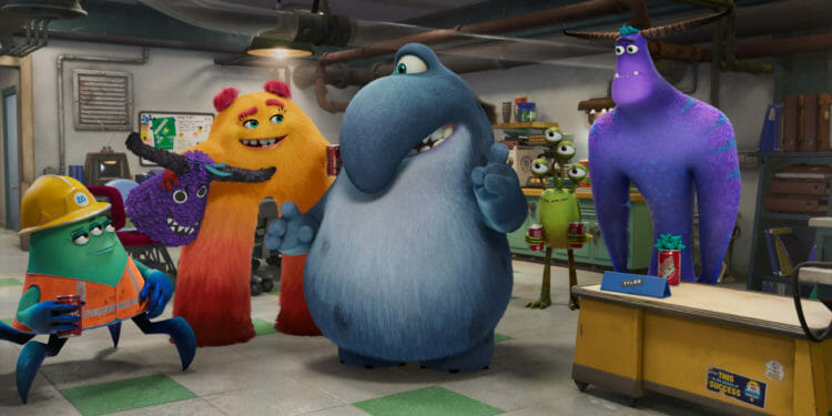 Monster bei der Arbeit