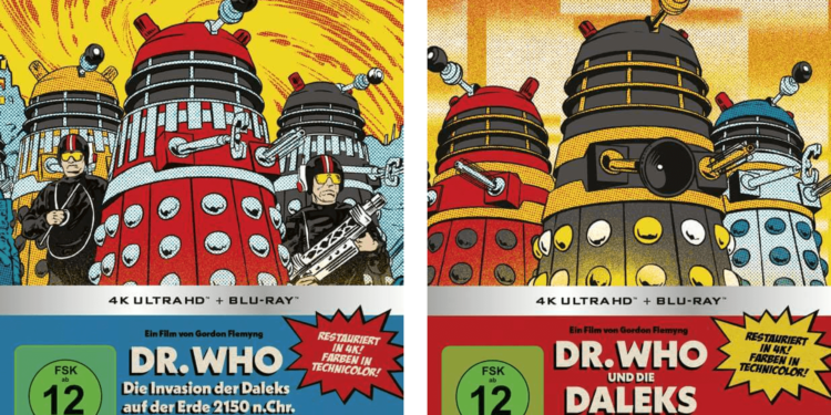 dr who und die daleks - dr who die invasion der daleks auf der Erde steelbooks