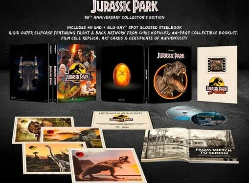 Vorbestellbar: Jurassic Park Steelbook Editionen 1 JURASSIC PARK - 30TH ANNIVERSARY - STEELBOOK SPECIAL EDITION