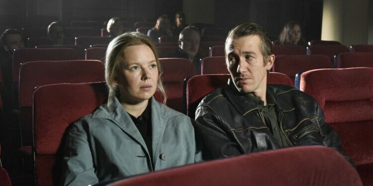 Fallende Blätter Szenebild