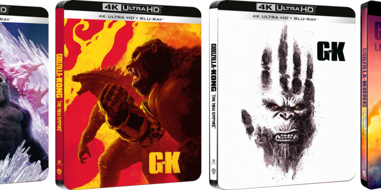 Godzilla X Kong The New Empire steelbooks