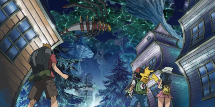 pokemon_giratina und der himmelsritter szenebild